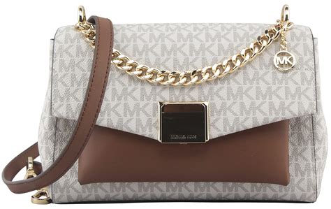 michael kors lita medium two tone crossbody|Michael Kors lita bag.